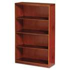 Mayline MLNMBC3668MC   Mira Series Wood Veneer 4 Shelf Bookcase, 34w x 