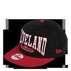 NEW ERA SNAP BACK 9 FIFTY CLEVELAND INDIANS BLACK CORDED CORD HAT CAP