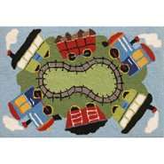 Colormate Kids 20 x 30 Choo Choo Rug 