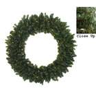   60 Huge White Canadian Pine Artificial Christmas Wreath   Unlit