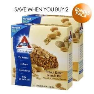    Atkins Advantage Bars Peanut Butter Granola, 5 CT 