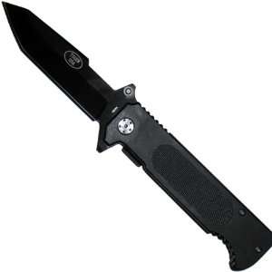  8.25 Heavy Duty Black Commando Knife W/Black G 10 Handle 