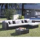   ) in Rehau Fiber Java Brown Finish with Cushions & Tempered Glass