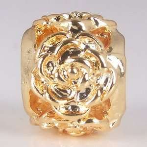  Pandora style bead silver and gold plating