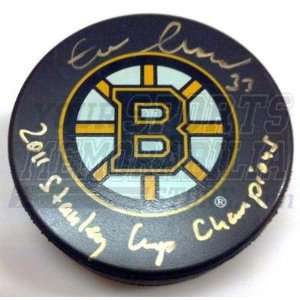 Zdeno Chara Signed Hockey Puck   Stanley Cup Champs   Autographed NHL 