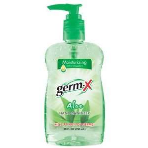  Germ x Hand Sanitizer with Aloe, 10 Oz. Health & Personal 