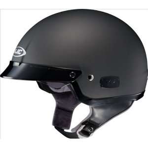   Matte Black Open Face Motorcycle Helmet IS2 Size X Large Automotive