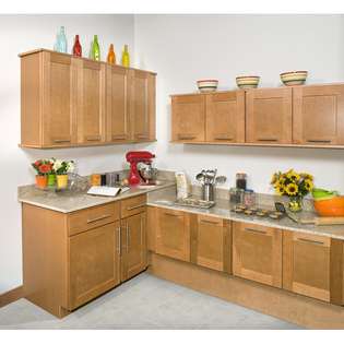  Easy Reach Honey Base Kitchen Cabinet 