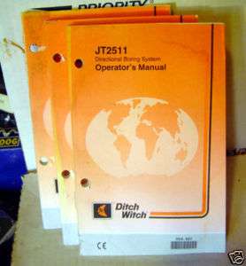 Ditch Witch JT2511 Boring Unit Operators Manual  