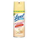 Lysol disinfectant spray with vanilla and blossoms scent, eliminates 