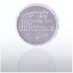 Certificate Seal   You Make the Difference   Silver 