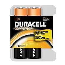 Duracell Coppertop C Battery   8 Pack   Duracell   