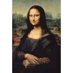   Black Wood Framed Poster   Leonardo Davinci Mona Lisa 