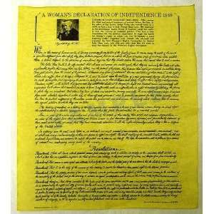  Womans Declaration of Independence 1848