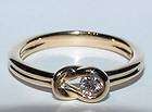 everlon 14k gold 15ct diamond promise band ring size 6