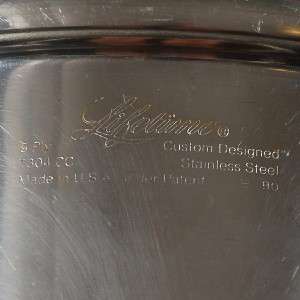LIFETIME STAINLESS STEEL STOCK POT WITH LID   APPROX. 6 1/2 QUART 