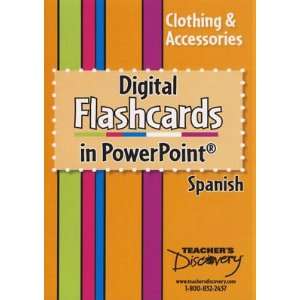   Accessories Digital Flashcards in PowerPoint Spanish