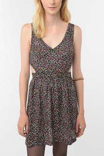 UrbanOutfitters  Cooperative Silky Cutout Dress