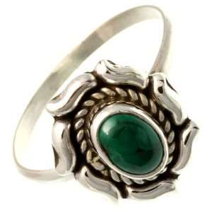 Malachite Ring   Sterling Silver