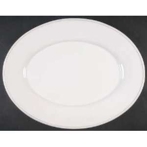  Williams Sonoma Avignon White 16 Oval Serving Platter 