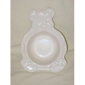  Vintage Pfaltzgraff Pottery Childrens White Teddy Bear 