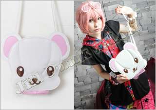   Fantasy Japan cutie Meiji Biscuit Model student Bear messenger bag W