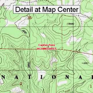   Map   Capitan Pass, New Mexico (Folded/Waterproof)