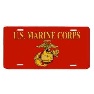  US Marine Corps Auto Vanity Front License Plate 