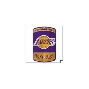 Los Angeles Lakers Sign   Wood Style 