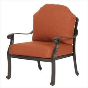  Florence Mediterranean Style Aluminum Club Chair with 