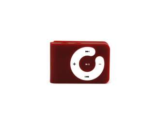 Clip  Player support up to 8GB Micro SD card red  