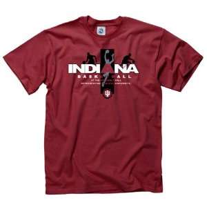  Indiana Hoosiers Cardinal Home Turf Basketball T Shirt 