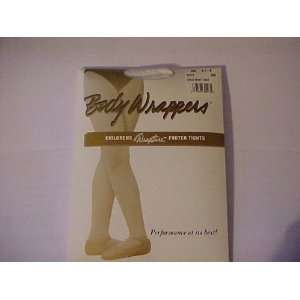 Body Wrappers Shimmer Wrapture Child Footed Tights White Size Toddler 