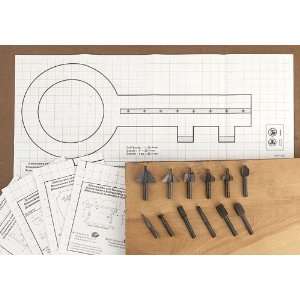  12 Router Bits with 5 Plans