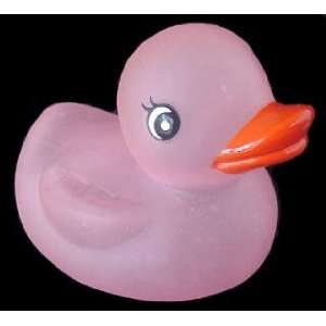  Transparent Pink Rubber Ducky 