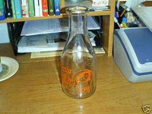 Vintage QUART Milk Bottle  SUPERIOR DAIRY, Pueblo, Colo  