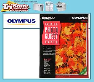 Olympus Pictorico InkJet 8.5 x 11 Photo Glossy Paper (20 Sheet Package 