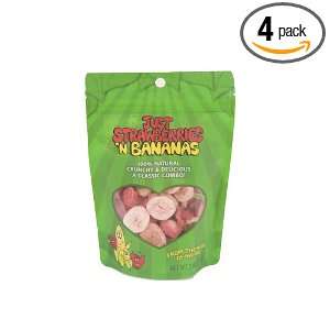 Just Tomatoes Just Strawberries/Banana, 2 Ounce Pouch (Pack of 4 