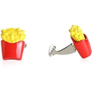  French Fry Fries Cufflinks by Cracked Pepper Cracked 