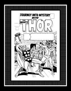 Jack Kirby Thor Journey Into Mystery #109 Production Art Cover  