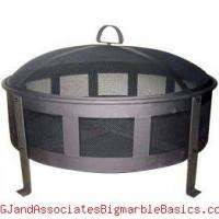360 View Steel Outdoor Fireplace Patio Fire Pit Bowl  
