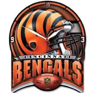 Cincinnati Bengals NFL High Definition Clock  Sports 
