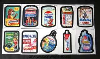 WACKY PACKAGES ANS8 MASTER SET 148 CARDS INSERT SETS  