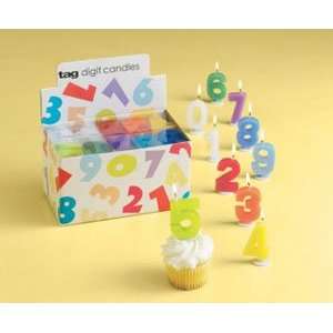 Over Sized Digit Party Candles (2x 1.5) Numbers Sold Separately *see 