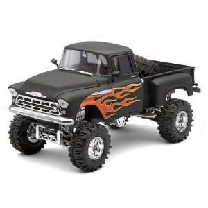  1957 Chevy Pick Primer Black With Flames 124 Scale Die 