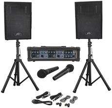 Peavey Audio Performer Pack 5 Piece Portable PA System w/ Mixer 