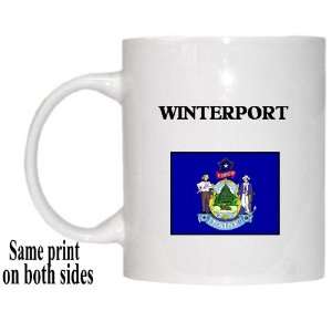    US State Flag   WINTERPORT, Maine (ME) Mug 