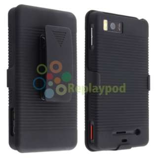 New Case+Belt Clip Holster+Stand for Motorola Droid X X2 MB810 MB870 