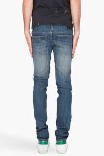 Cheap Monday Narrow Poly Blue Jeans for men  