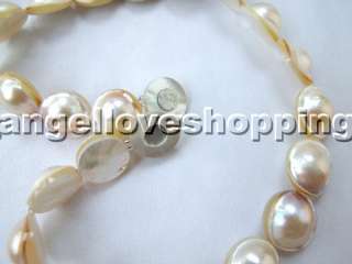 classic rare 16 21mm white south sea Mabe pearl necklace magnet Mabe 